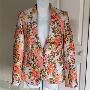 Stella McCartney Floral White Blazer
